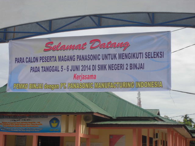 Panasonic Rekrut Lulusan Terampil Kota Binjai