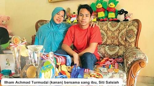 Ilham, Perenang Tuna Rungu Yang Jadi Role Model