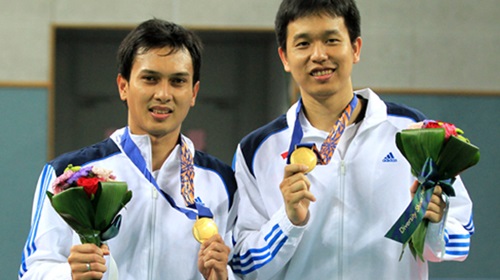 Hendra/Ahsan Sumbang Emas Kedua, Indonesia Raya Kembali Menggema di Korea Selatan