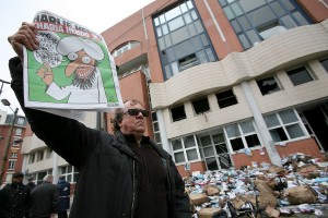 Offices of Satirical Magazine Petrol Bombed