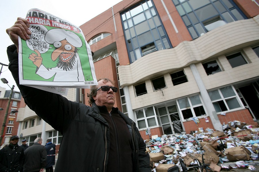 Offices of Satirical Magazine Petrol Bombed
