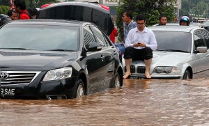 banjir di jakarta indonesia