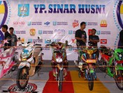 Puluhan Motor Modif Ramaikan Acara Perpisahan SMK Sinar Husni 2 TR